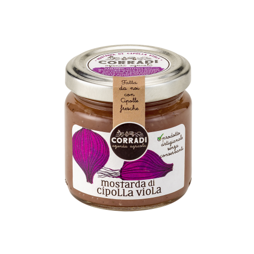 Mostarda di cipolla viola azienda agricola corradi