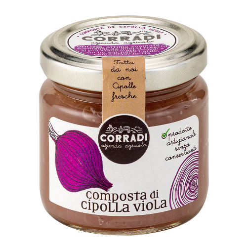 Compote of purple onionsazienda agricola corradi